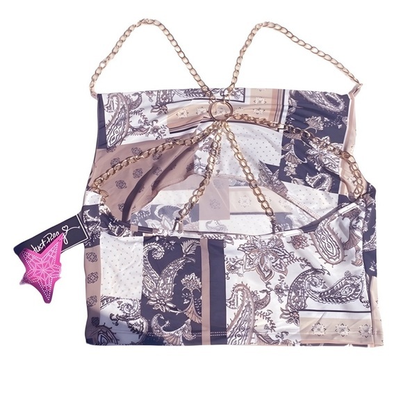 🔥🔥HPX2 Make a Statement: The HPX2 Bold Bandana Tank with Chain Straps‎ - Picture 2 of 6